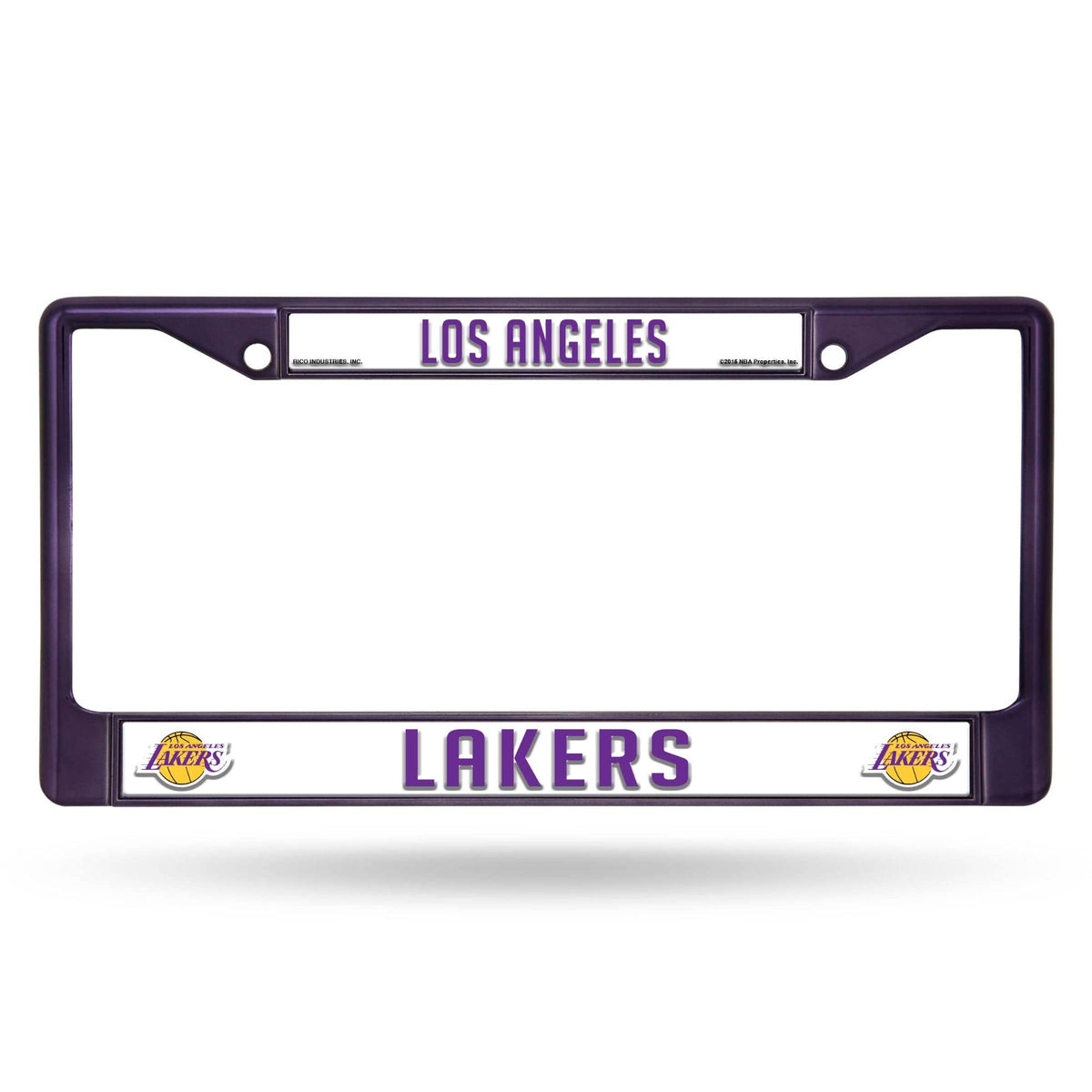 Purple and White NBA License Plate Cover W346215