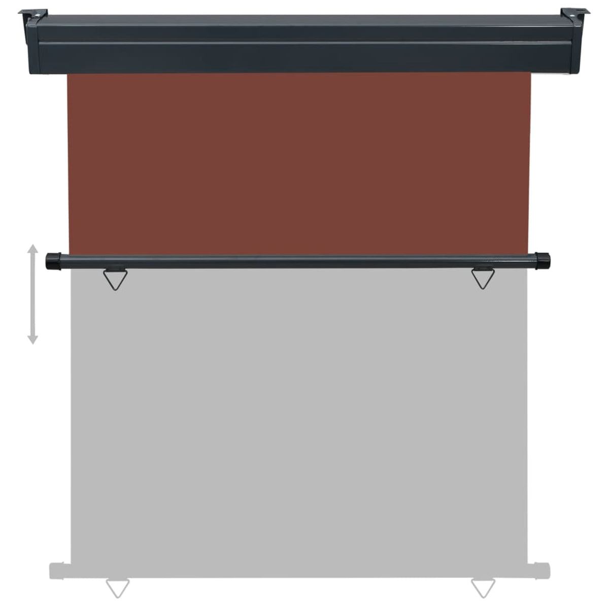 Brown Window Screen 63 x 98.4 Inches U110519
