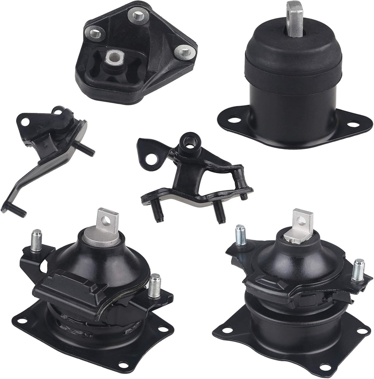 6Pcs Engine Motor Mount Transmission Mount for Honda Accord 2.4L 2003-2007 R4849