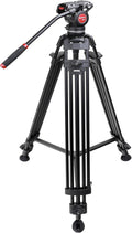 72 inch Aluminum Video Tripod with Fluid Head J4218