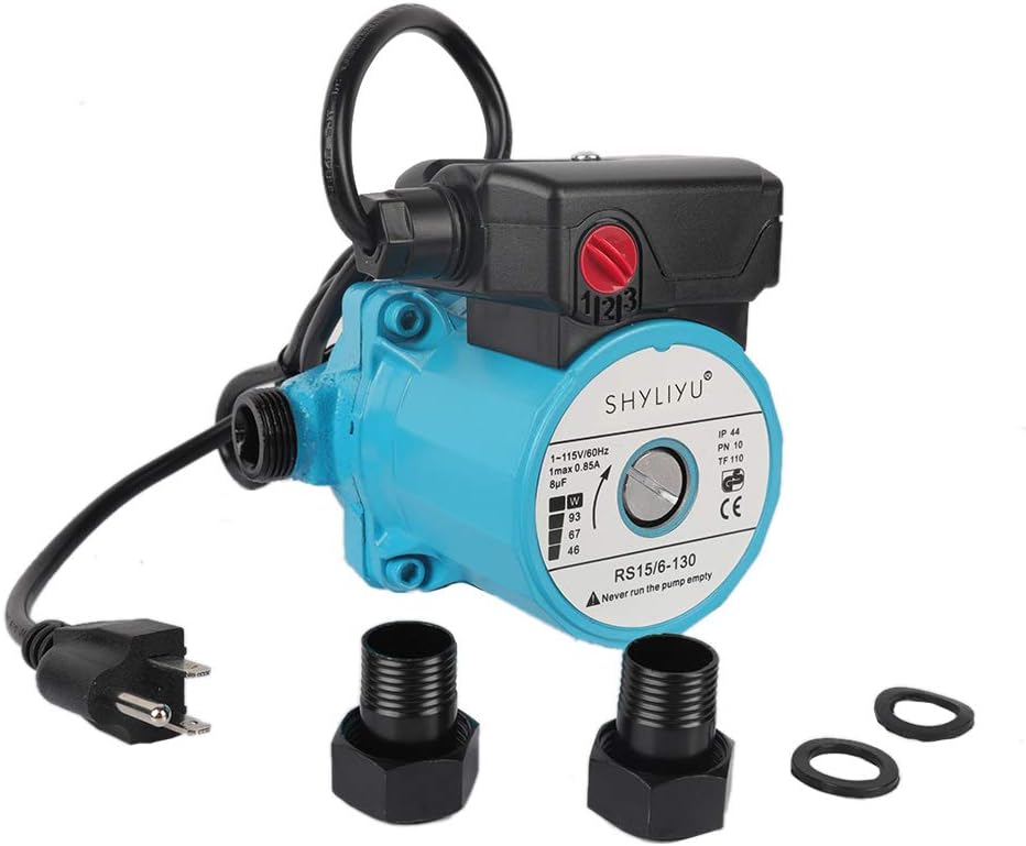 3/4 inch 3-Speed Cast Iron Hot Water Circulator Pump H7059