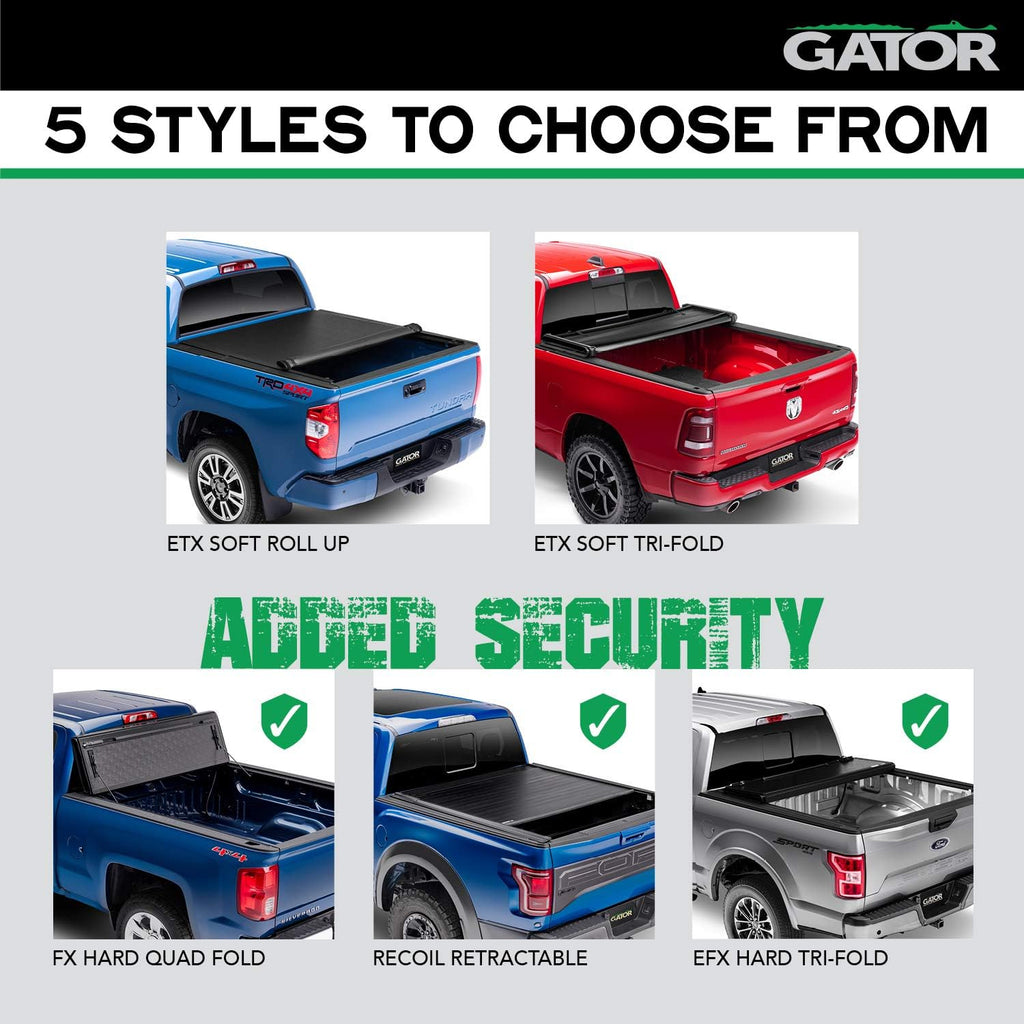Soft Roll Up Truck Bed Tonneau Cover H120845