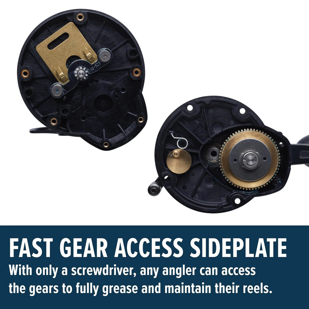 Squall II Level Wind Conventional Reel, Size 30, Left-Hand W534