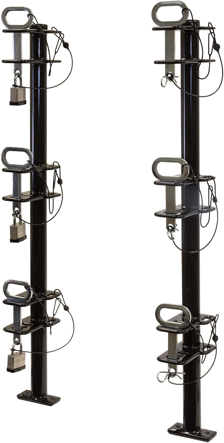 1 Channel Lockable Trimmer Rack, Black U348397