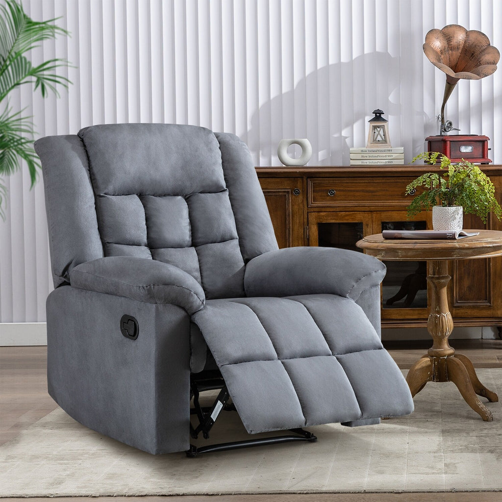 Brown Padded Manual Recliner P352970
