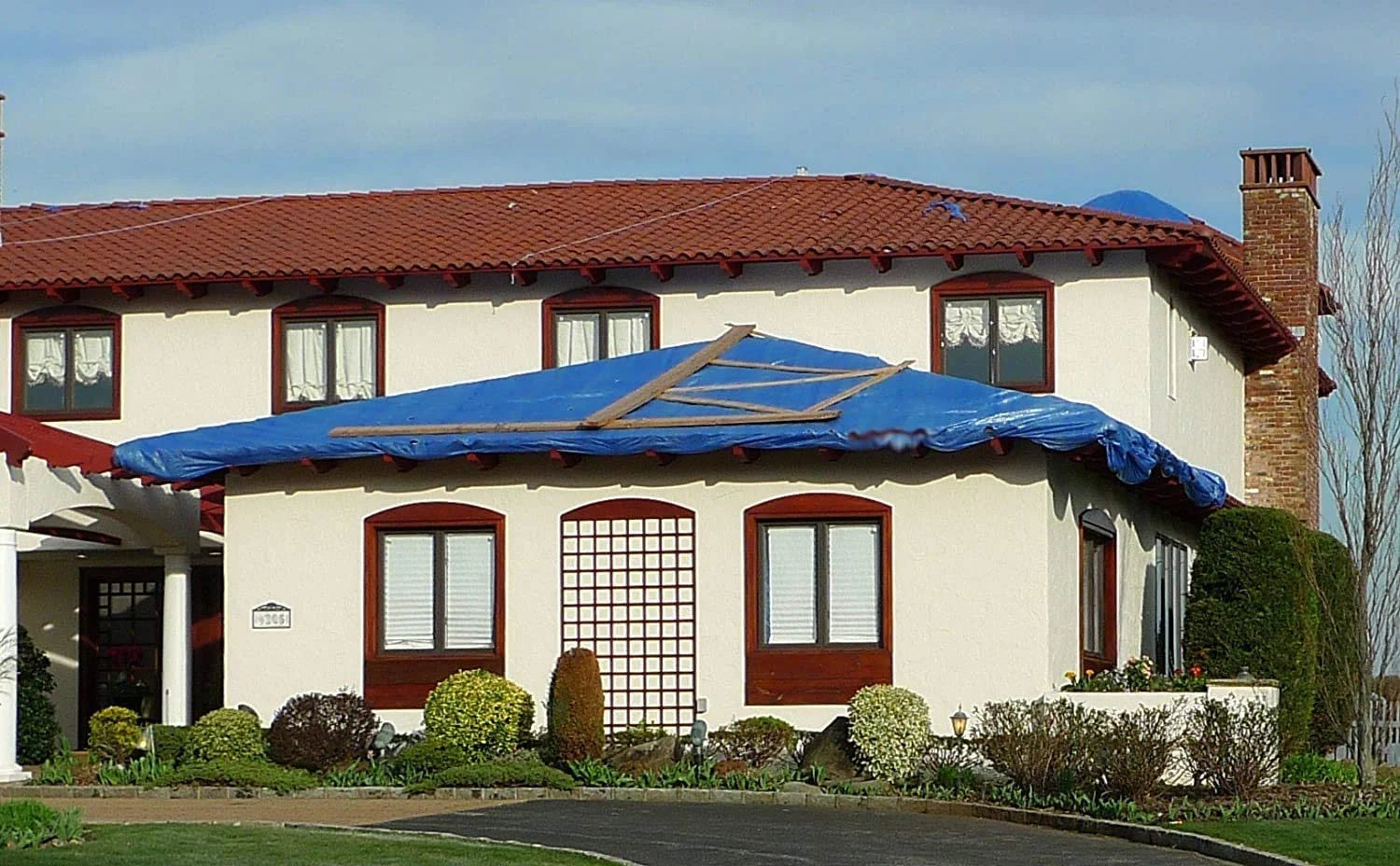 Blue Poly Tarp 12-ft x 36-ft H403161
