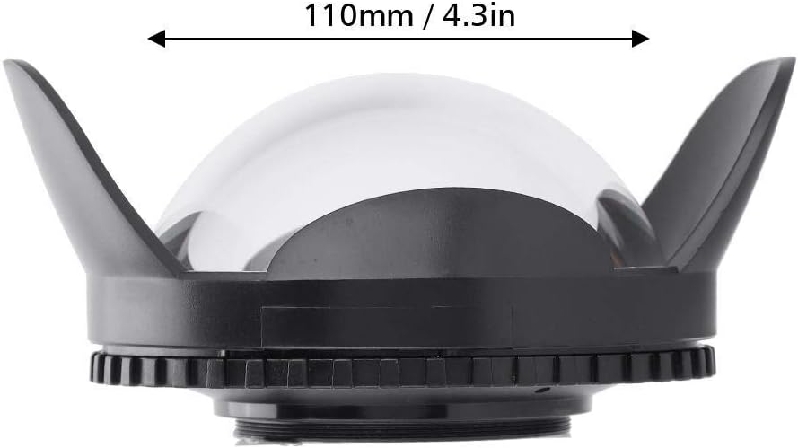 67mm Fisheye Wide Angle Lens Underwater Camera Housing Case H405