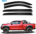 Tape-On Rain Guards Vent Visors Side Window Deflectors Dark Smoke 4-Piece Set P127
