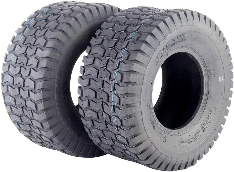 Set of 2 18x8.50-8 4 PR Turf Tires Tubeless Tire N2449