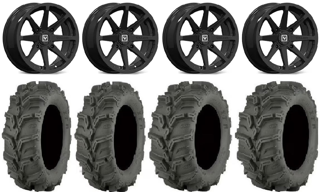 14" Black Wheels 27" Mud Lite XTR Tires S4148