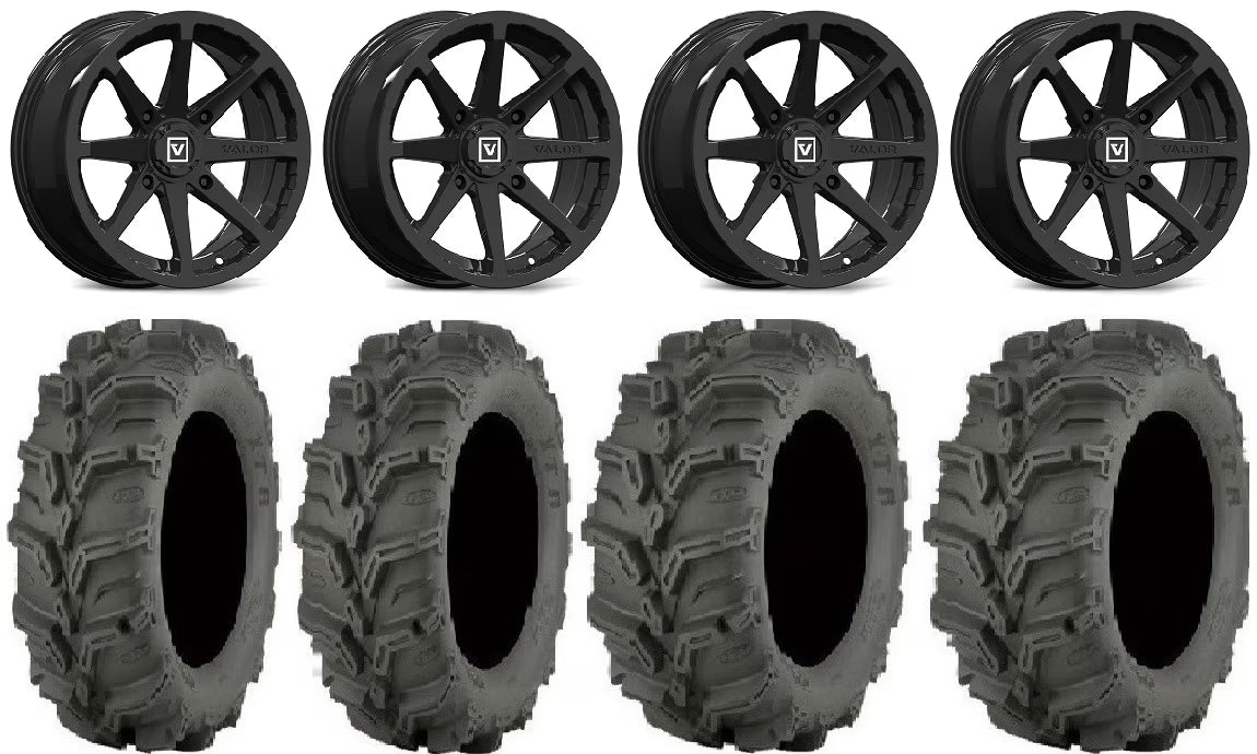 14" Black Wheels 27" Mud Lite XTR Tires S4148