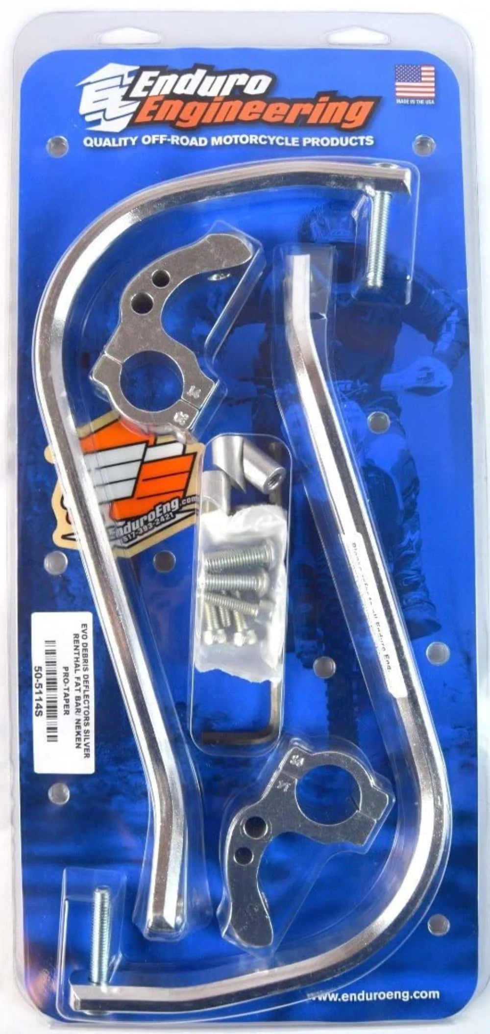Orange Debris Deflectors for 1 1/8" Bars D55407