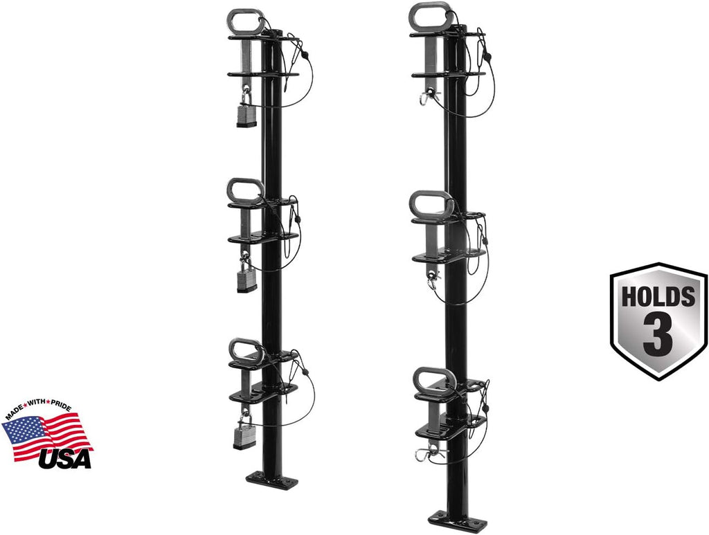 1 Channel Lockable Trimmer Rack, Black U348397