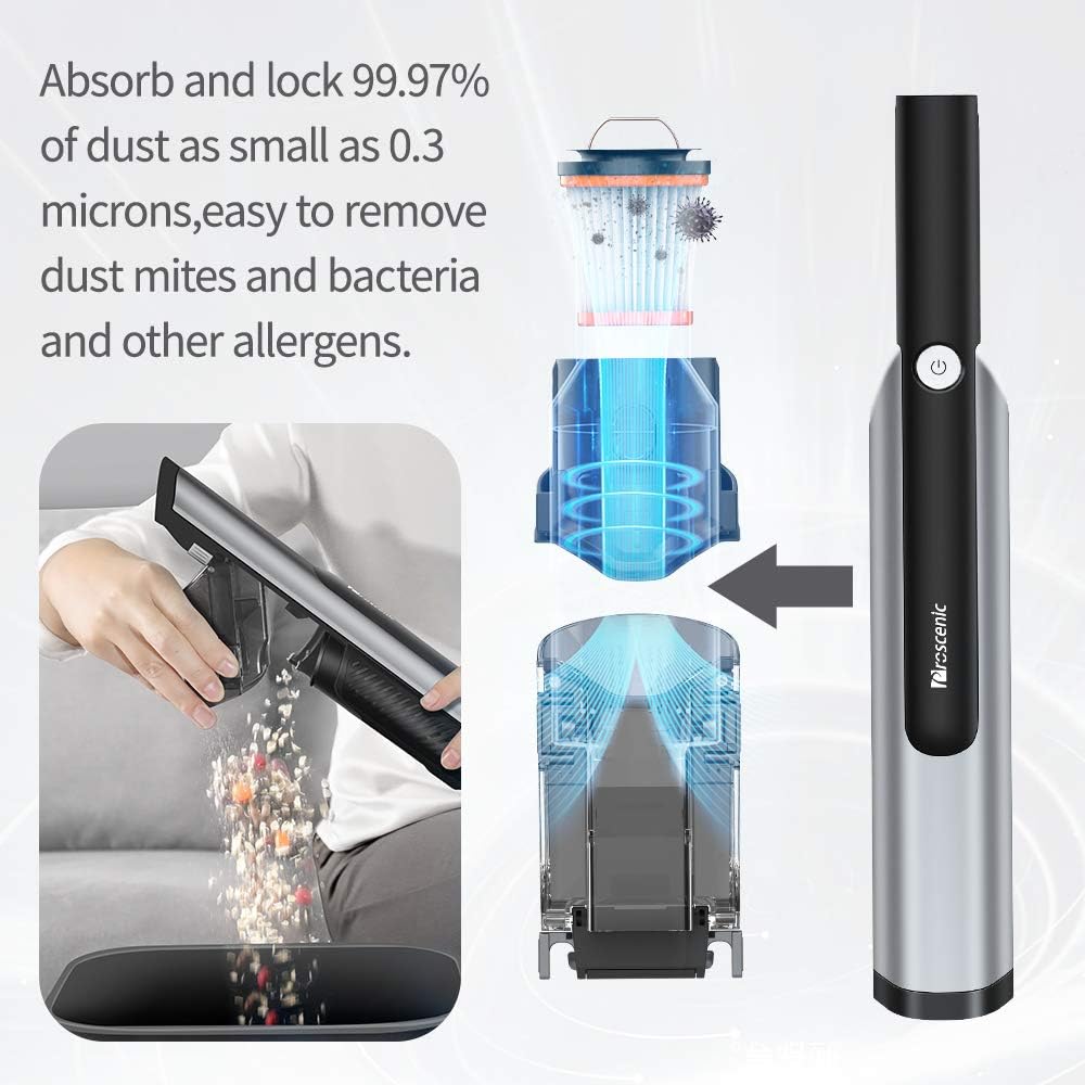 3-in-1 Handheld Vacuum with 12KPa Suction C8331
