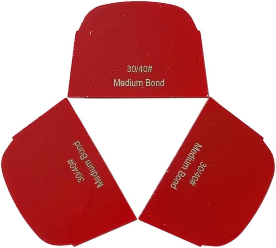 #30/40 Grit Medium Bond Grinding Discs Set of 3 B418436