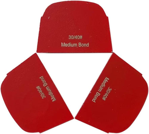 #30/40 Grit Medium Bond Grinding Discs Set of 3 B418436