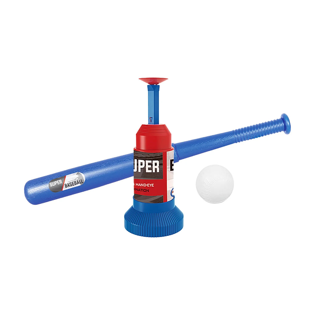 Automatic Launcher Baseball Bat Toys T-Ball Set with Baseball Bat and 3 Baseball Z756