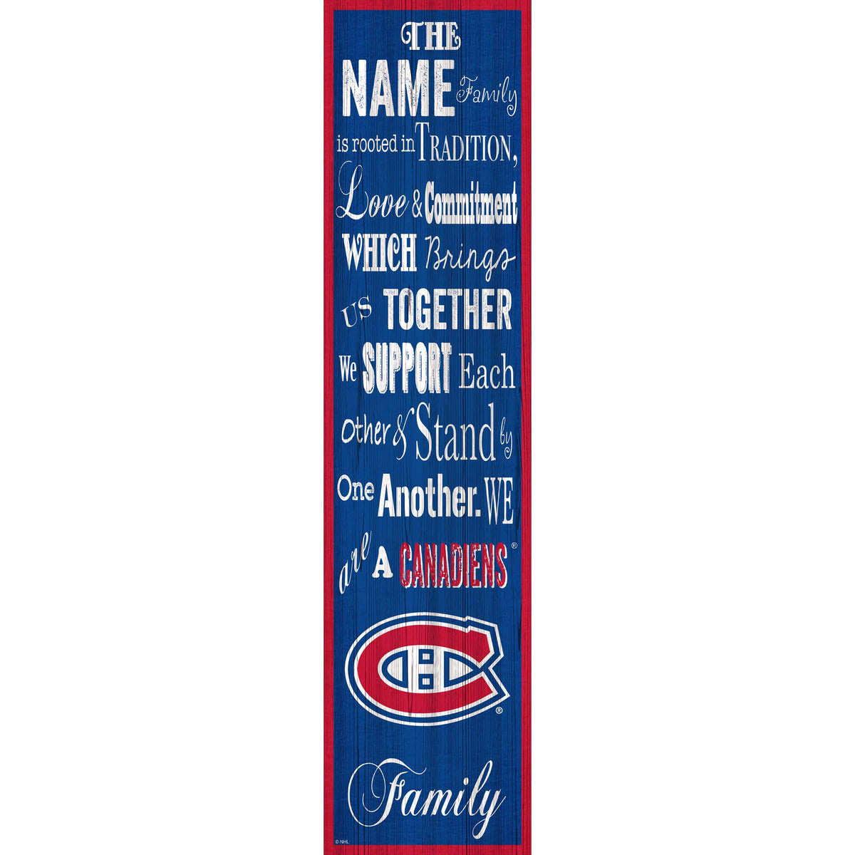 Personalized Family Banner Sign U72326