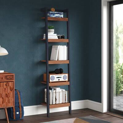 Solid Wood Ladder Bookcase N74053