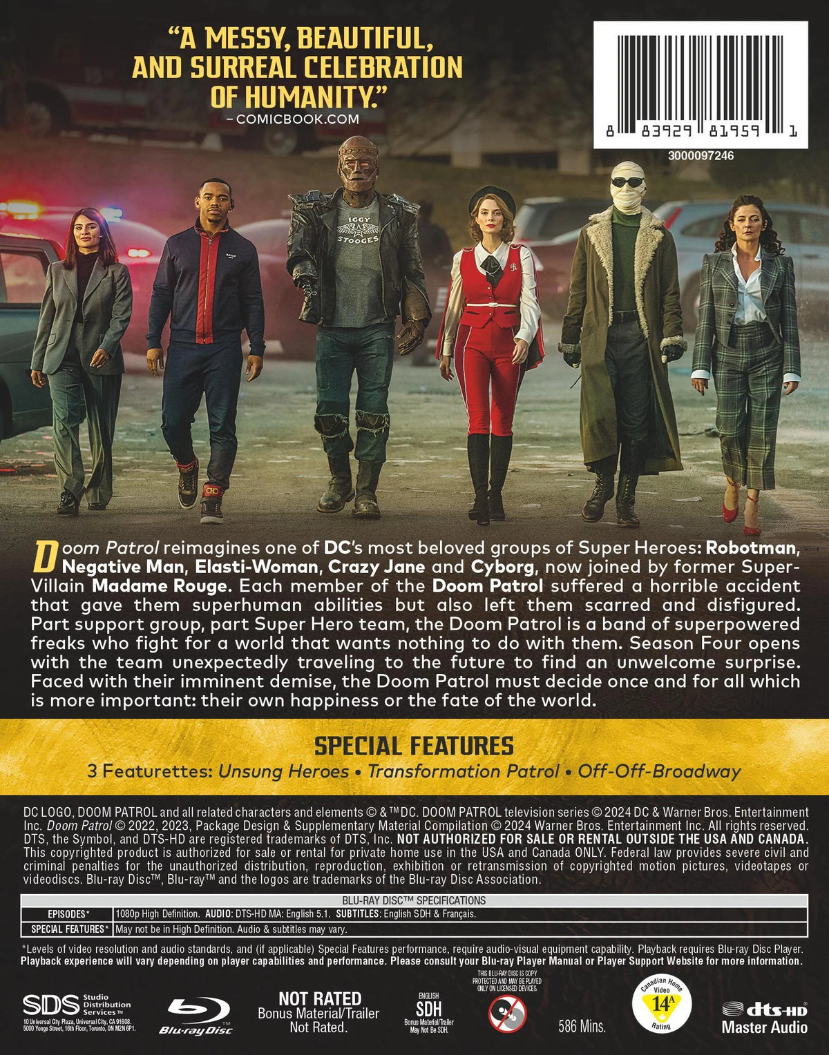Doom Patrol: The Complete Fourth Season (Blu-ray) A5837