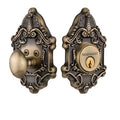 Antique Brass Double Cylinder Deadbolt W520
