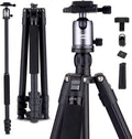 Compact Aluminum Camera Tripod 62 with 360 Degree Ball Head F352