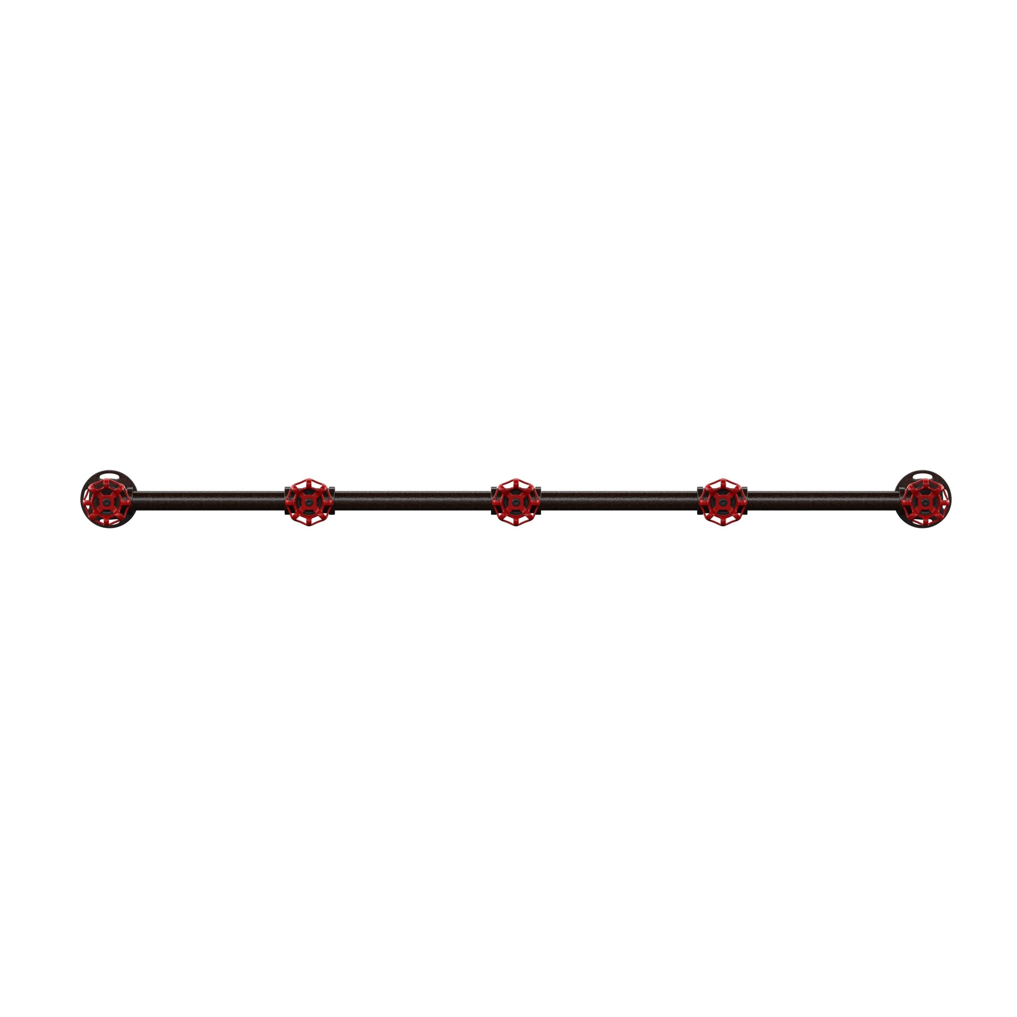 Industrial Wall Coat Rack Q294