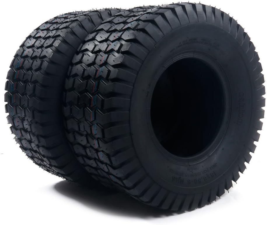 Set of 2 18x8.50-8 4 PR Turf Tires Tubeless Tire N2449