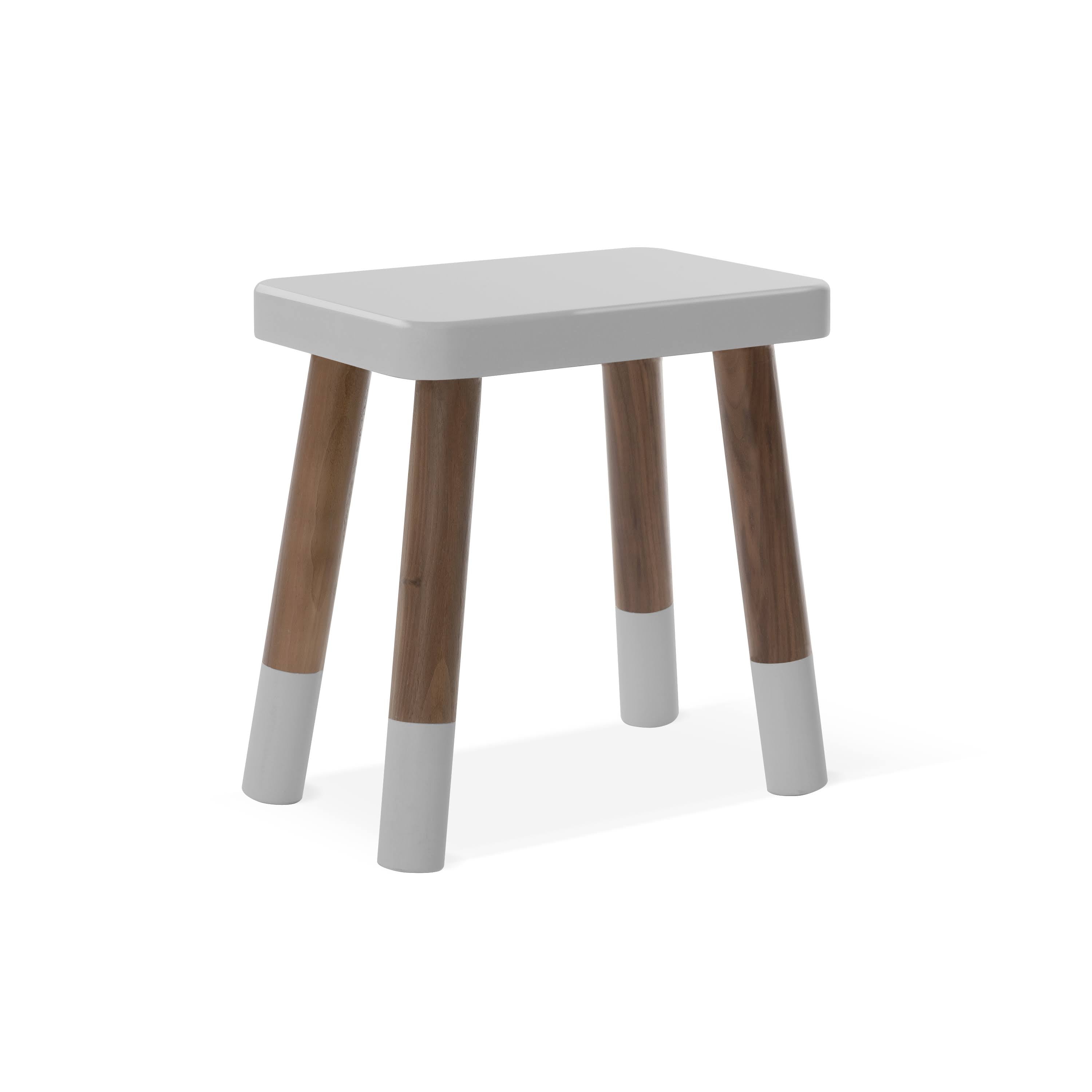 Orange/Walnut Wood Kids Chairs (Set of 2) S67289