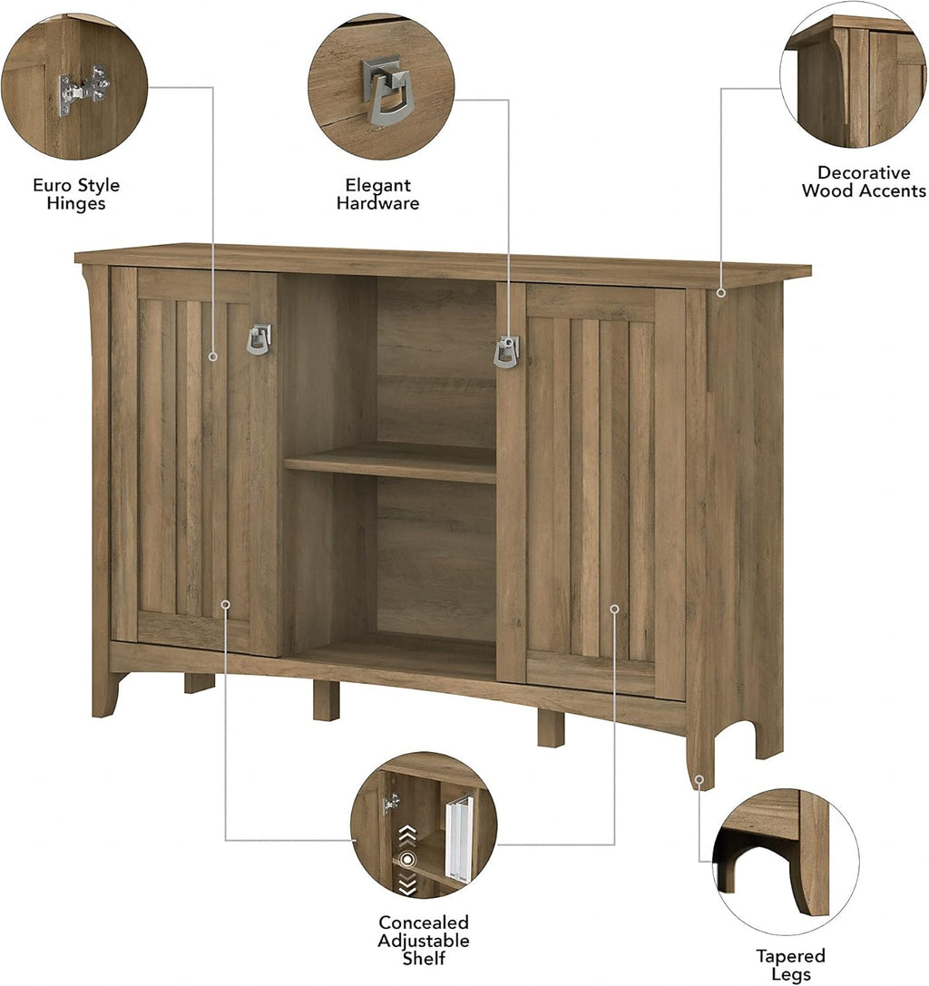 Reclaimed Pine Accent Storage Cabinet with Doors B842