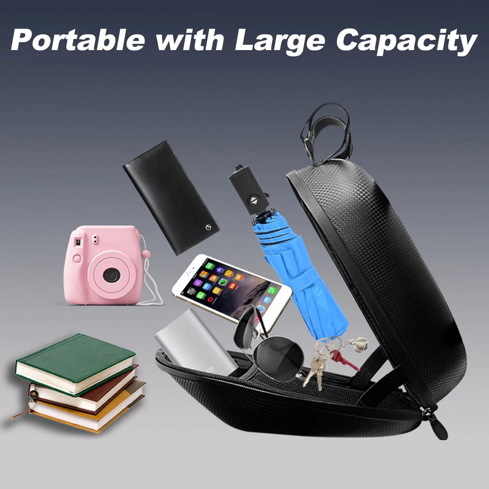 Waterproof Hard Shell Handlebar Storage Bag C838722