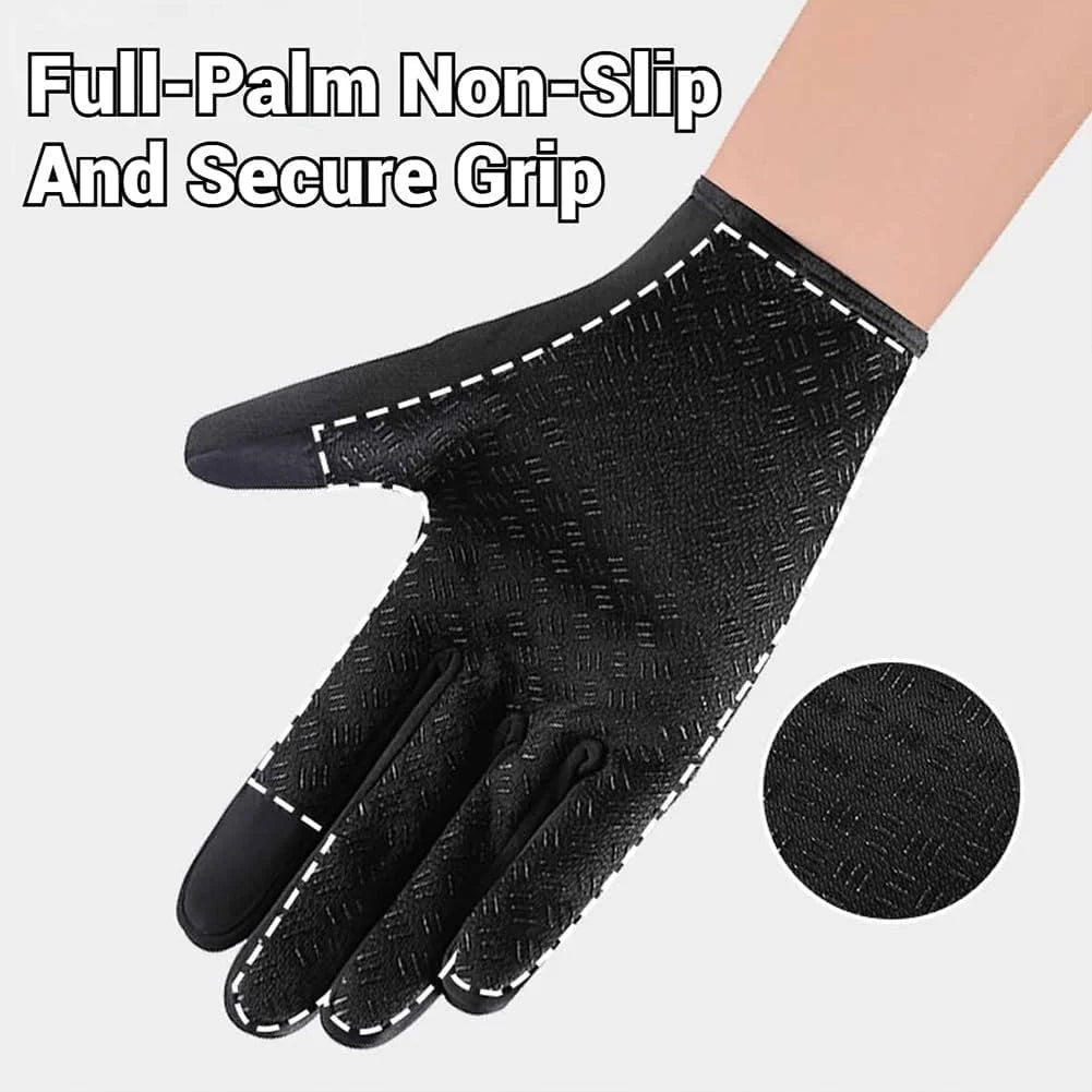 Waterproof Windproof Thermal Touchscreen Winter Gloves with Non-Slip Grip A65756
