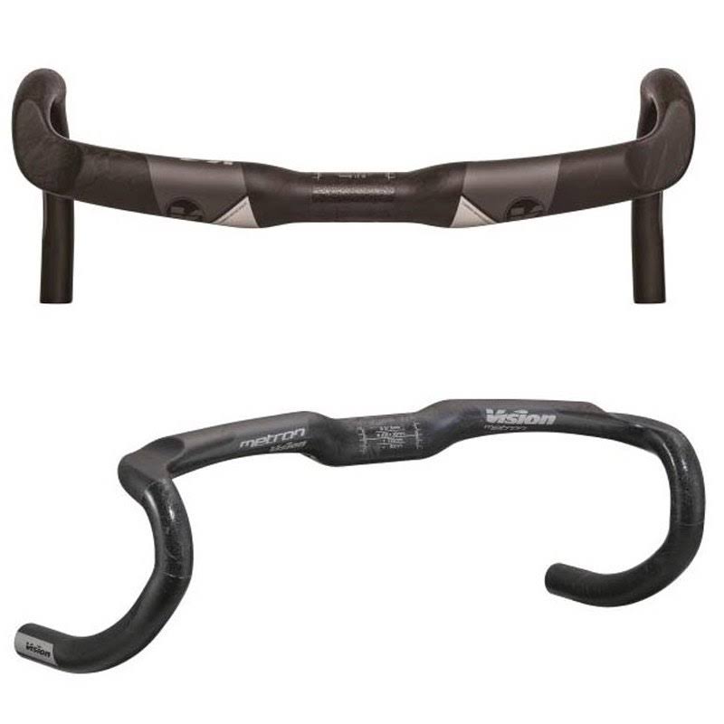 Black/Grey 31.8mm 400mm Carbon Handlebar O3359