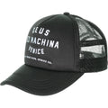 Black Curvy Trucker Cap E4665