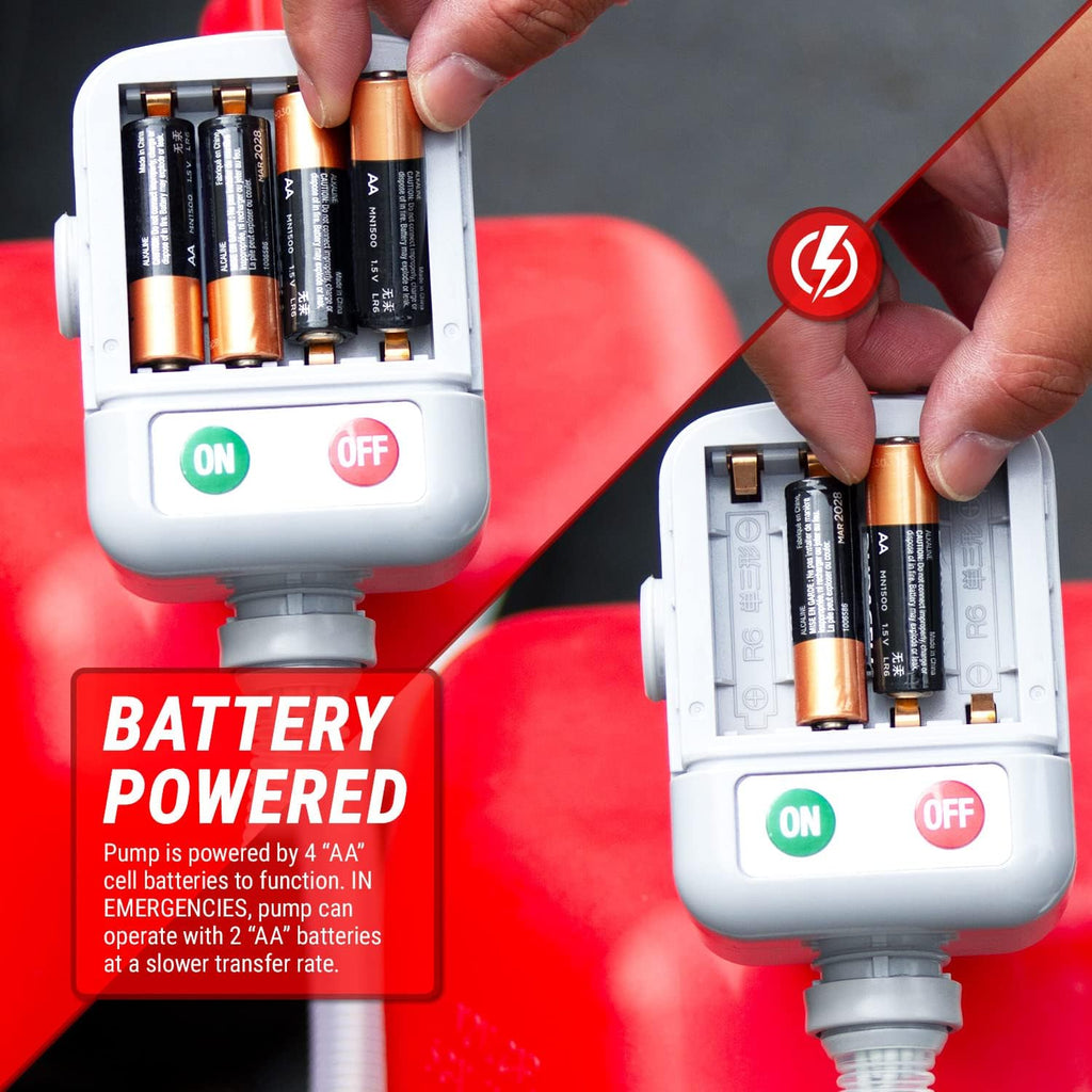 Battery Electric Siphon Pump with Auto Stop System, Pack of 2 V133