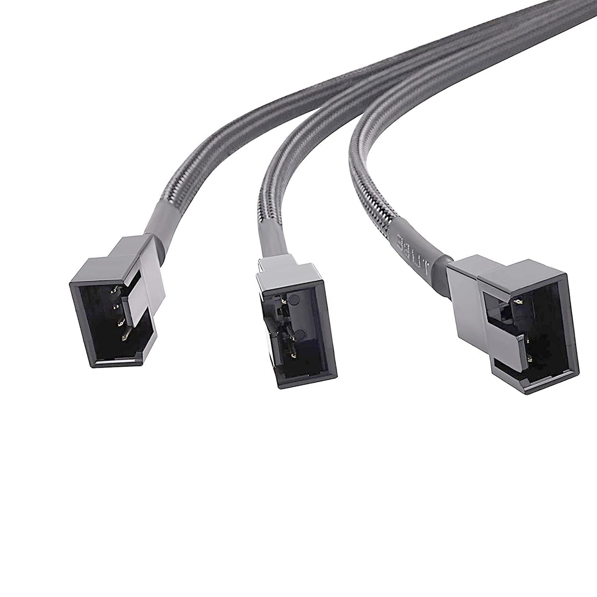 2 Pack 4-Pin PWM Fan Splitter Cable 1 to 3 Converter Z590603