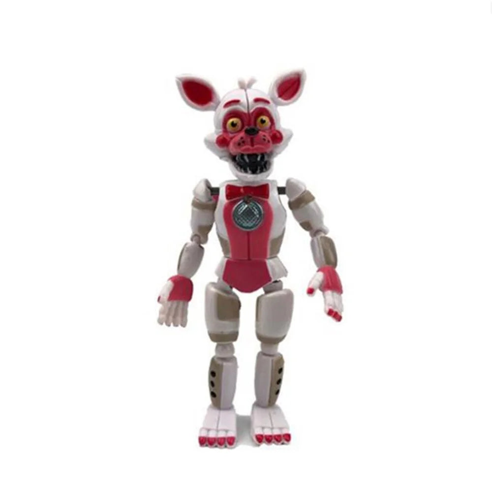 5Pcs FNAF Funtime Freddy Foxy Movable Action Figures D988