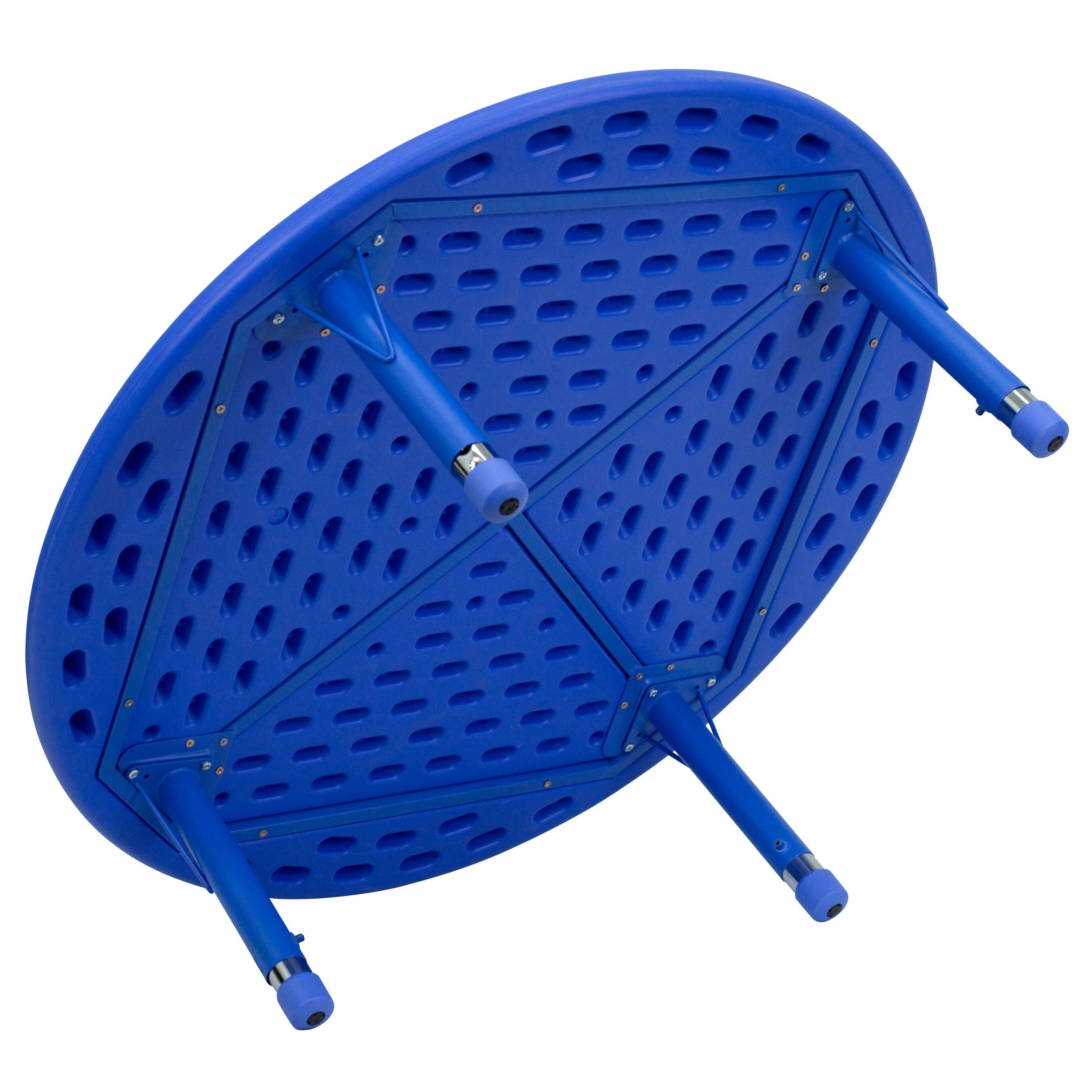 45 inch Round Plastic Height Adjustable Activity Table V80566