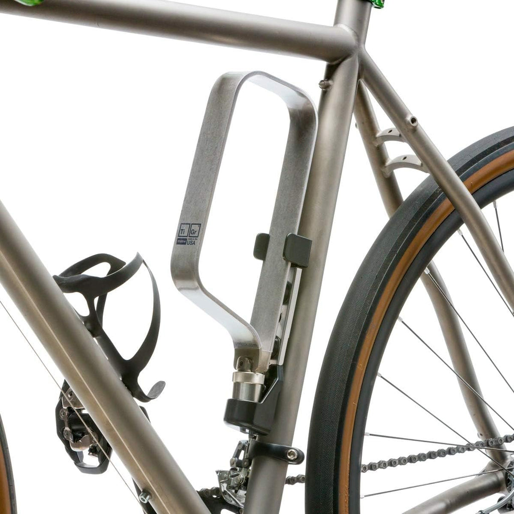 Titanium Bicycle U Lock with Mounting Clip, 2 Keys P6133