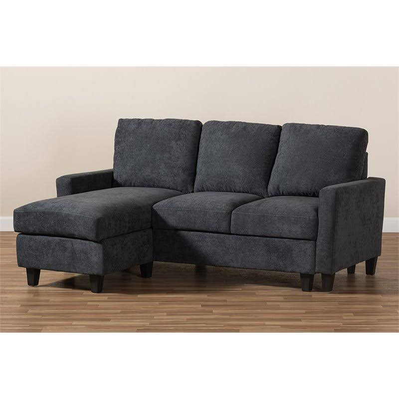 Dark Gray Reversible Sectional I74705