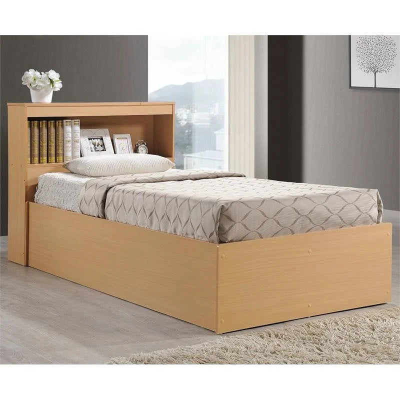 Twin Captain Storage Bed in Beech R122