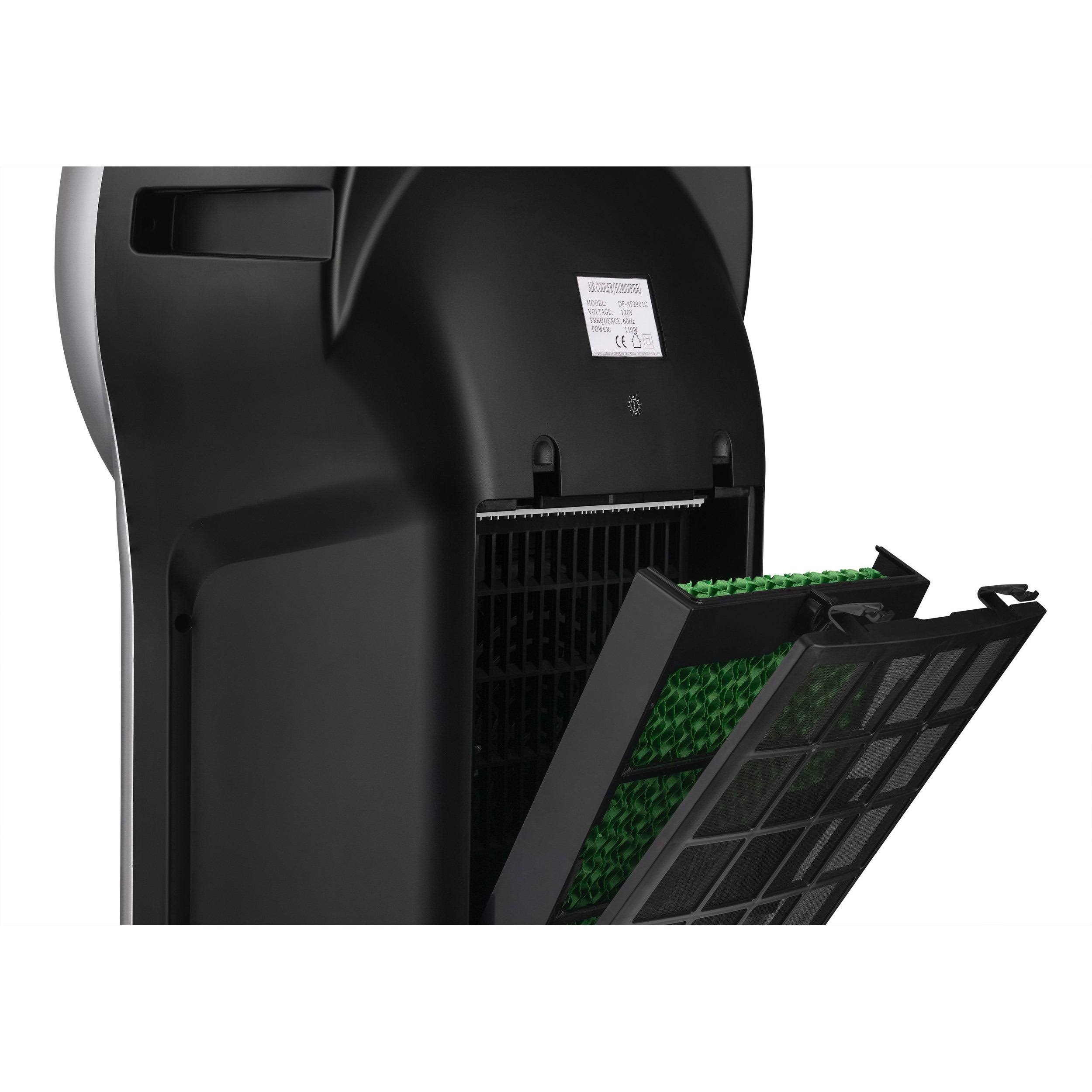 White Evaporative Air Cooler Portable Fan F927237