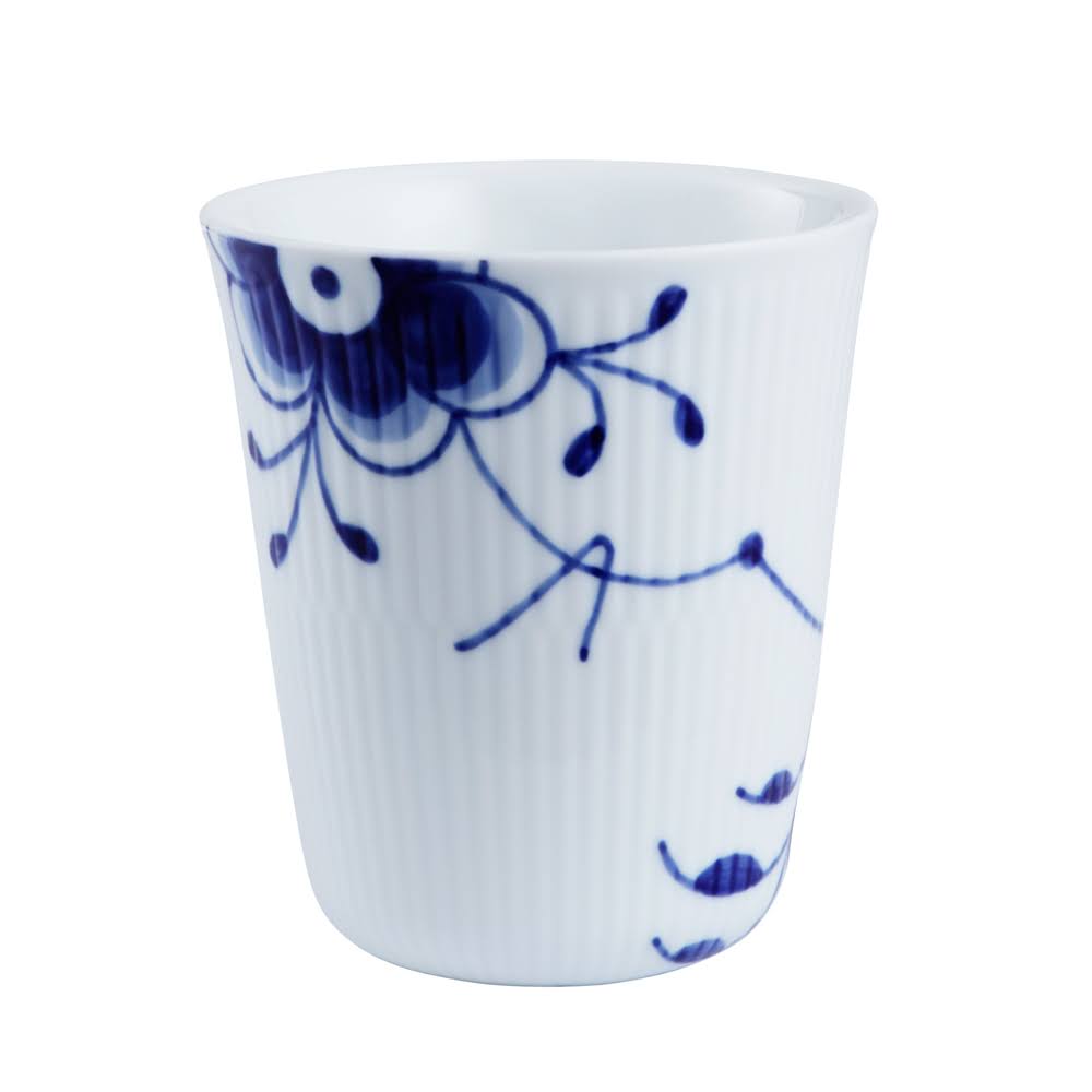Blue Fluted Mega Thermal Cup I24572
