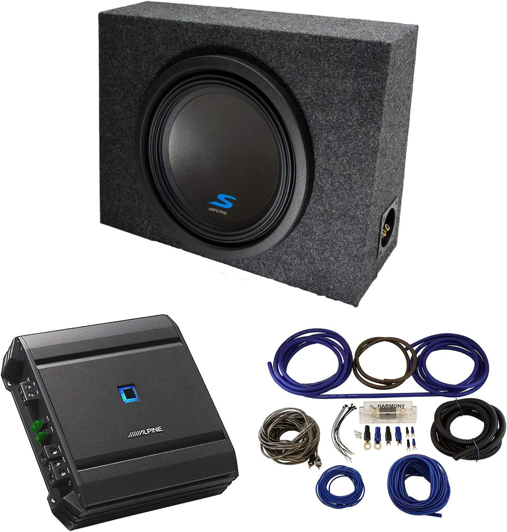 Dual 12" Car Audio Subwoofers Sub Box Enclosure Package S362119