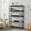 White 5-Tier Wood Bookcase Z4103
