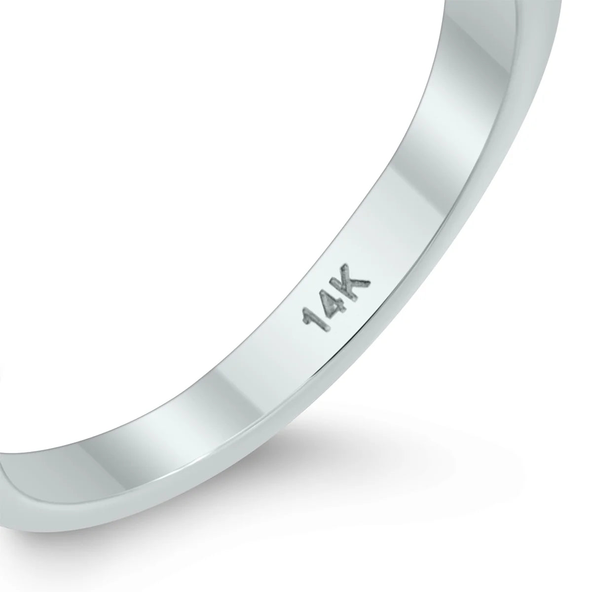 14K White Gold Diamond Eternity Band J4742