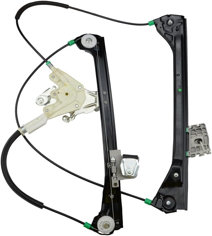 Front Right Passenger Side Power Window Regulator without Motor for BMW E46 Coupe Convertible Pack of 2 L871300