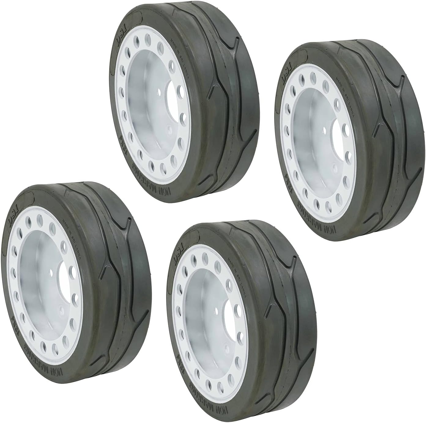 Scissor Lift Tires 12 x 4 Non-Marking Wheel Assembly B9547