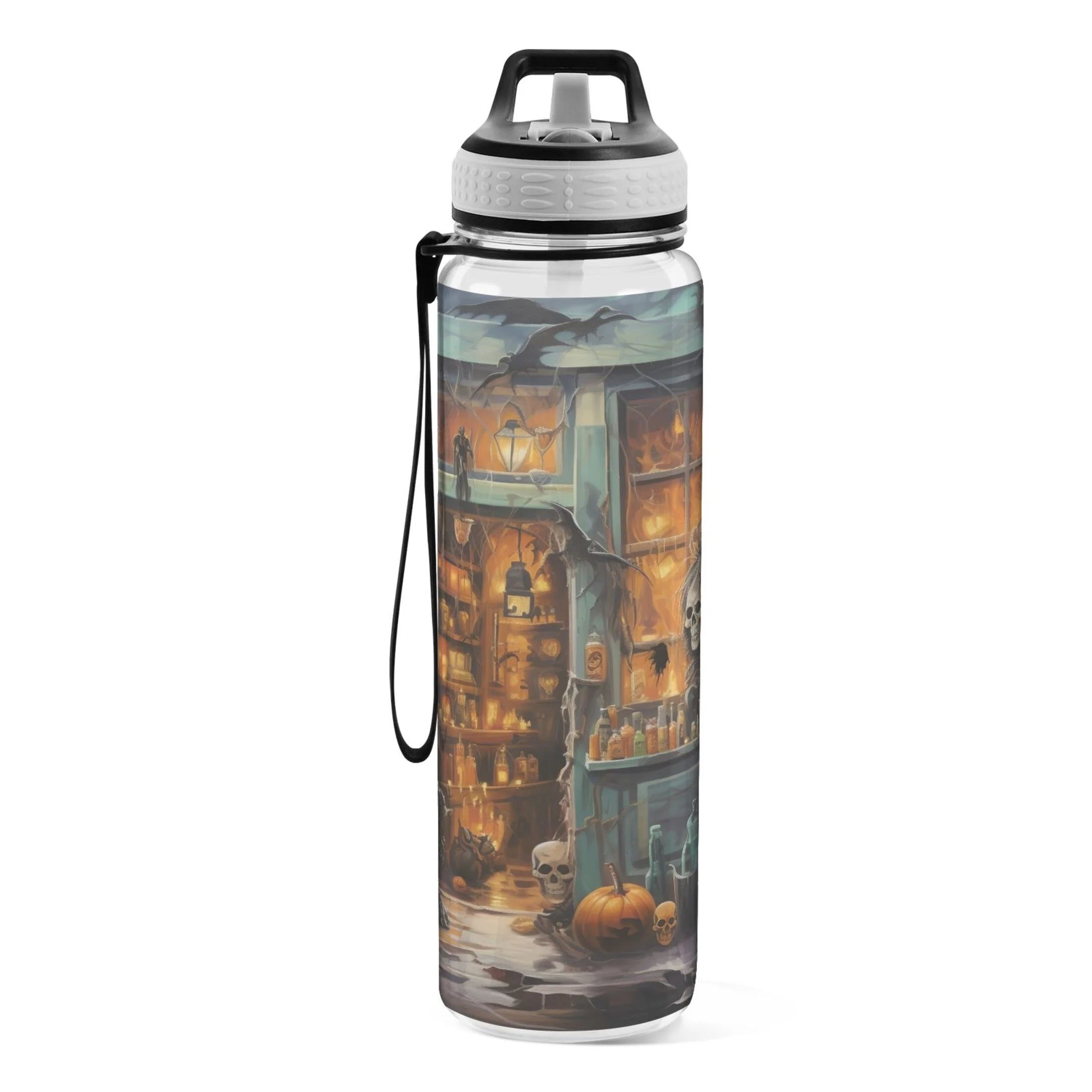 32oz Tritan Leakproof Clear Sports Water Bottle E2821