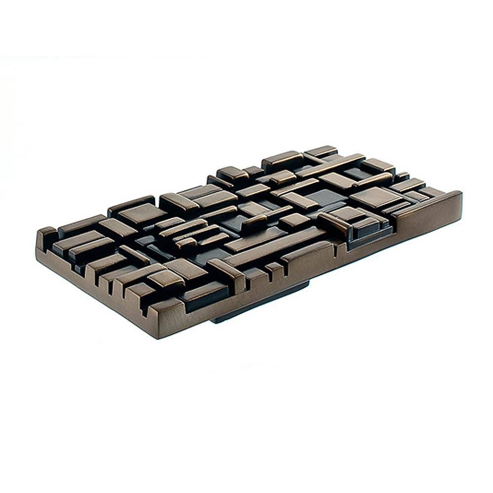 White Rectangular Cabinet Pull Y52949